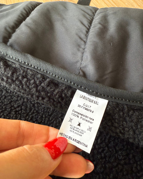 Mat Bag Teddy - Black